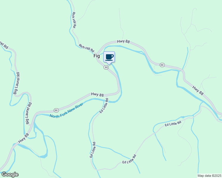 map of restaurants, bars, coffee shops, grocery stores, and more near 12054 North Carolina 88 in Creston