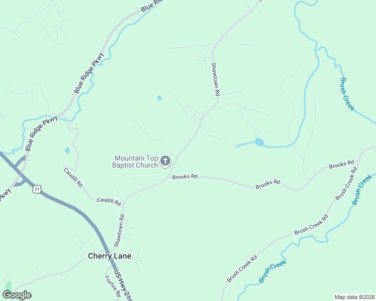 map of restaurants, bars, coffee shops, grocery stores, and more near 681 Shawtown Road in Alleghany