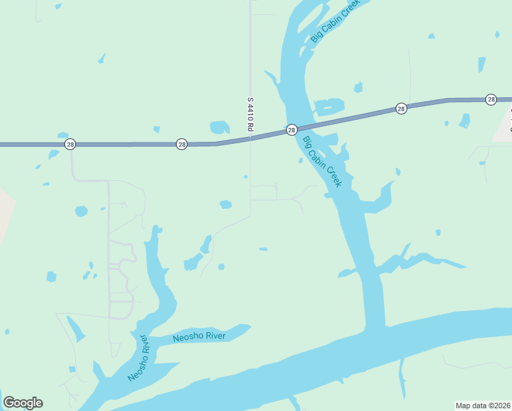 map of restaurants, bars, coffee shops, grocery stores, and more near 6021 East 392 in Big Cabin