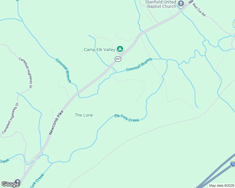 map of restaurants, bars, coffee shops, grocery stores, and more near 8374 Tennessee 297 in Pioneer
