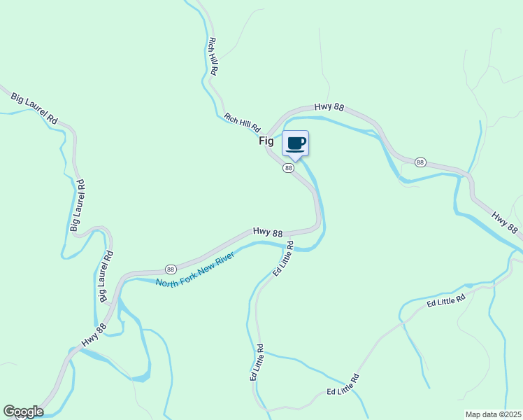 map of restaurants, bars, coffee shops, grocery stores, and more near 12184 Highway 88 in Creston