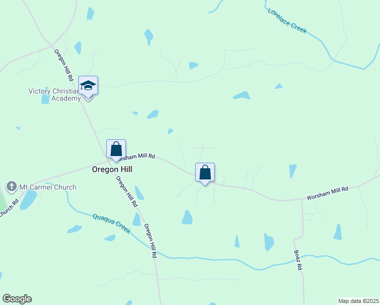 map of restaurants, bars, coffee shops, grocery stores, and more near 160 Donnelly Drive in Ruffin