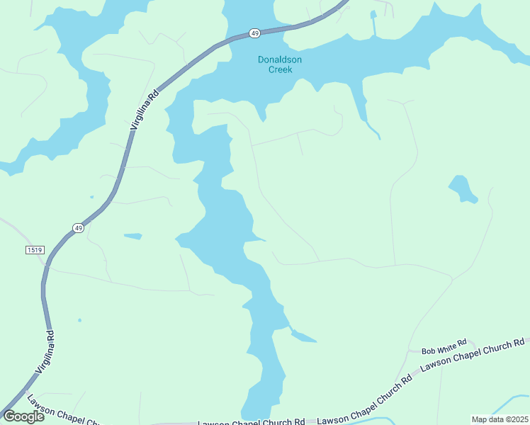map of restaurants, bars, coffee shops, grocery stores, and more near 223 Fishermans Point Road in Roxboro