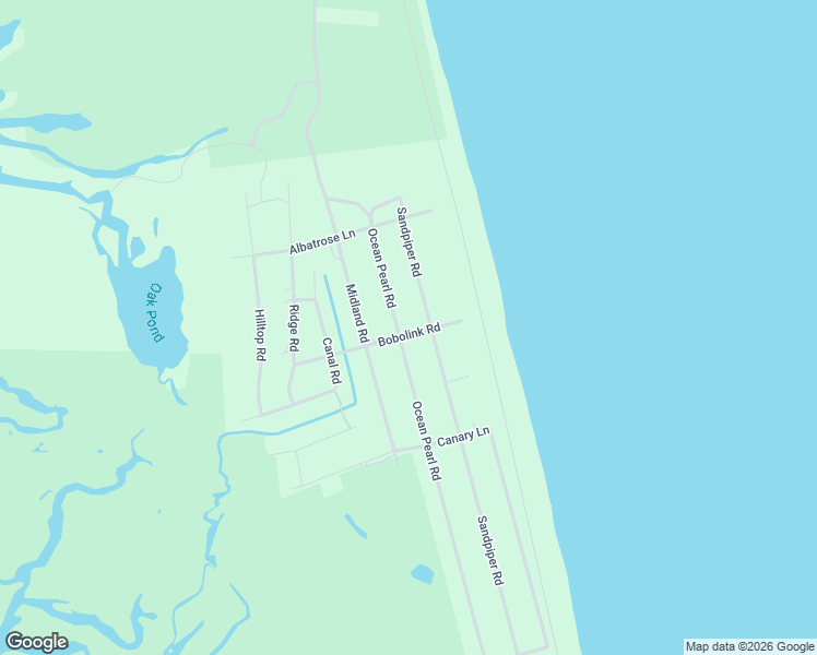 map of restaurants, bars, coffee shops, grocery stores, and more near 1676 Sandpiper Road in Corolla
