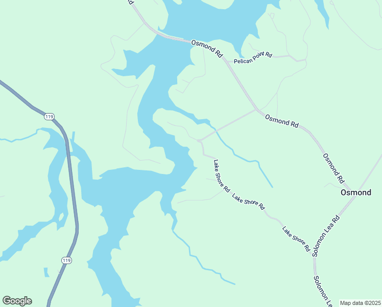 map of restaurants, bars, coffee shops, grocery stores, and more near 793 Lake Shore Road in Leasburg