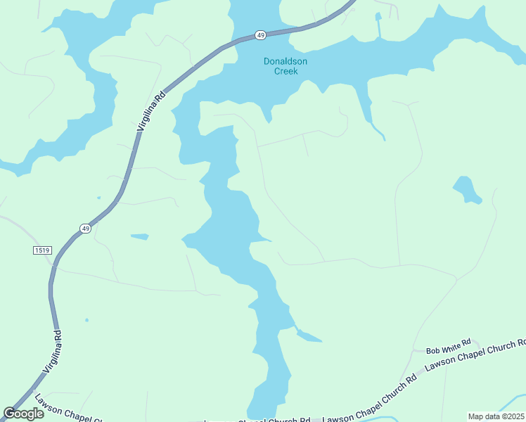 map of restaurants, bars, coffee shops, grocery stores, and more near 223 Fishermans Point Road in Roxboro