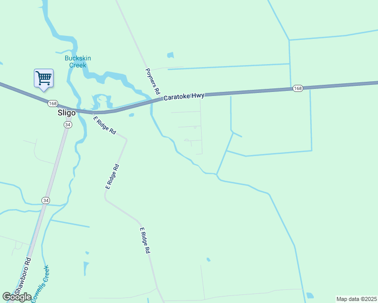 map of restaurants, bars, coffee shops, grocery stores, and more near 106 Pecan Drive in Moyock