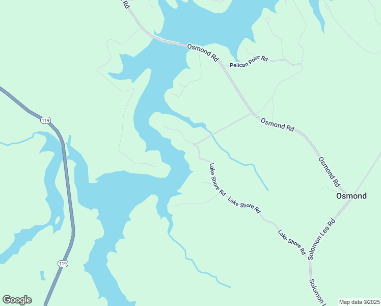 map of restaurants, bars, coffee shops, grocery stores, and more near 793 Lake Shore Road in Leasburg