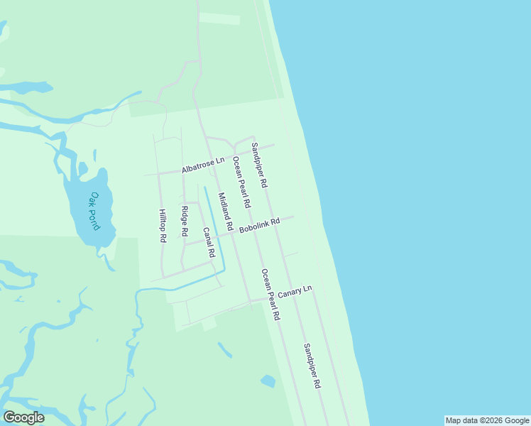 map of restaurants, bars, coffee shops, grocery stores, and more near 1676 Sandpiper Road in Corolla