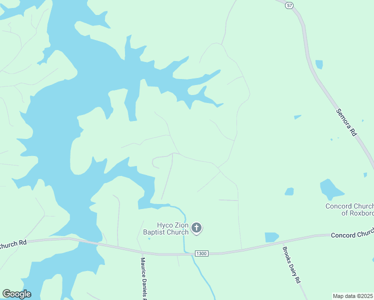 map of restaurants, bars, coffee shops, grocery stores, and more near 504 Quail Hollow Drive in Roxboro