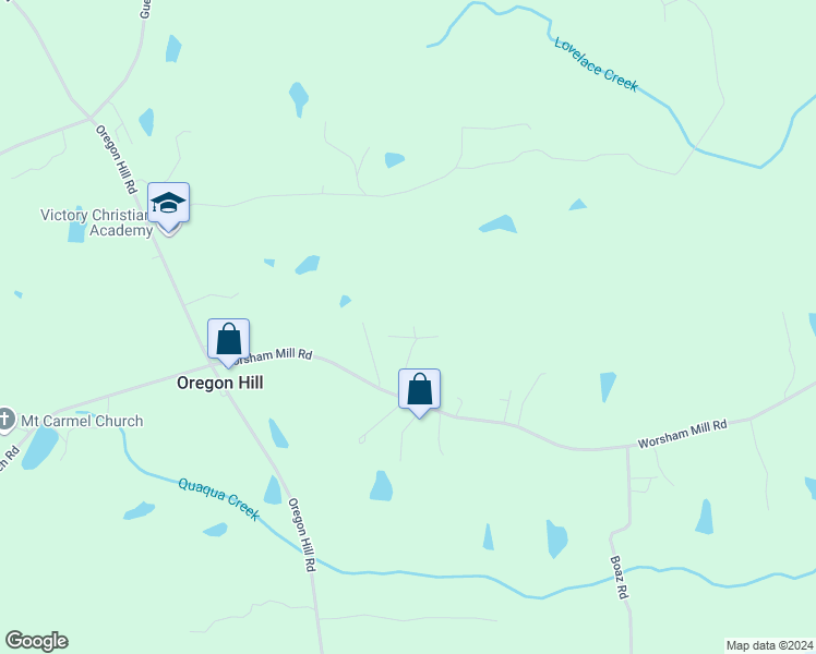 map of restaurants, bars, coffee shops, grocery stores, and more near 160 Donnelly Drive in Ruffin