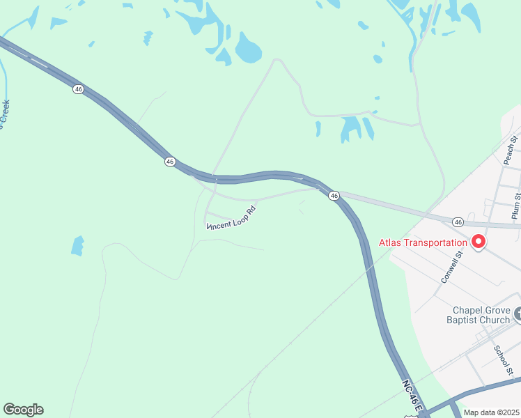 map of restaurants, bars, coffee shops, grocery stores, and more near 7992 Highway 46 in Garysburg