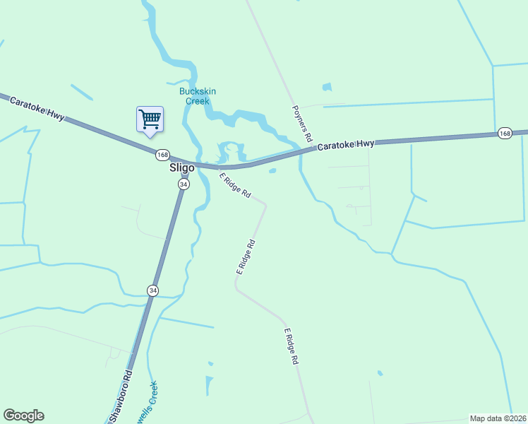 map of restaurants, bars, coffee shops, grocery stores, and more near 216 E Ridge Rd in Currituck