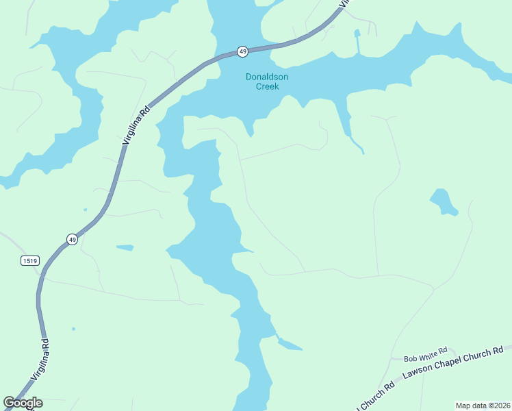 map of restaurants, bars, coffee shops, grocery stores, and more near 223 Fishermans Point Road in Roxboro