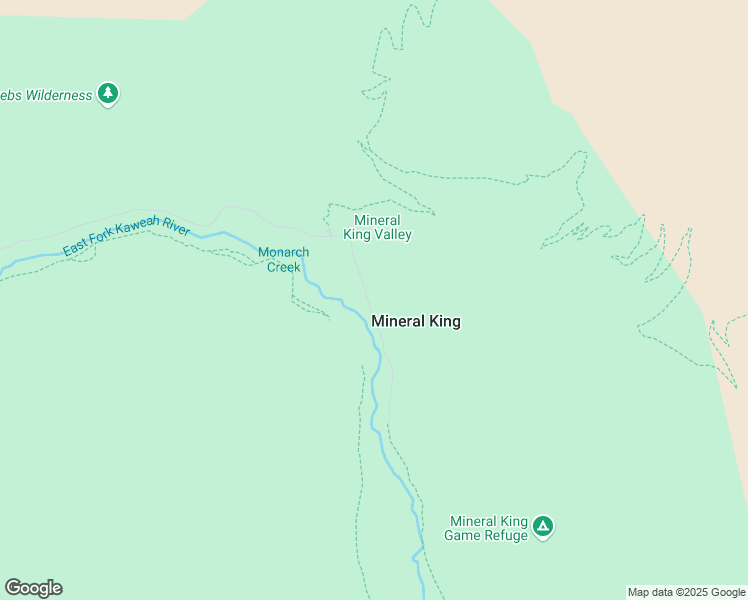 map of restaurants, bars, coffee shops, grocery stores, and more near in Mineral King