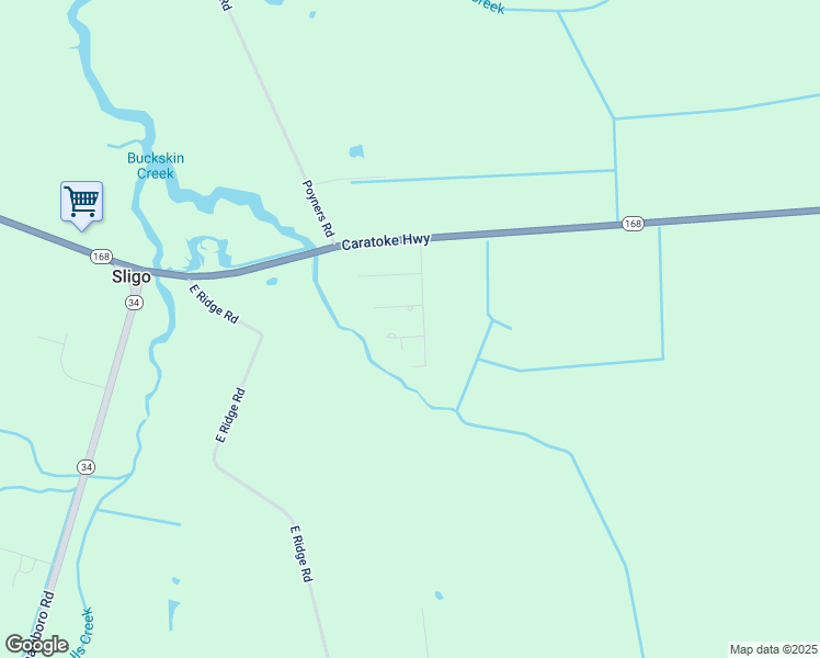 map of restaurants, bars, coffee shops, grocery stores, and more near 102 Hickory Drive in Moyock