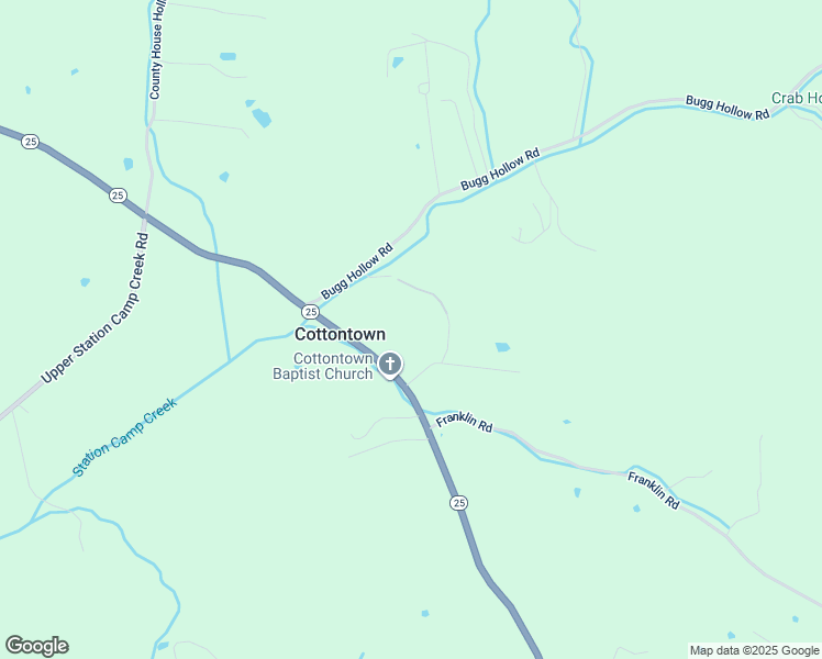 map of restaurants, bars, coffee shops, grocery stores, and more near 128 Bugg Hollow Road in Gallatin