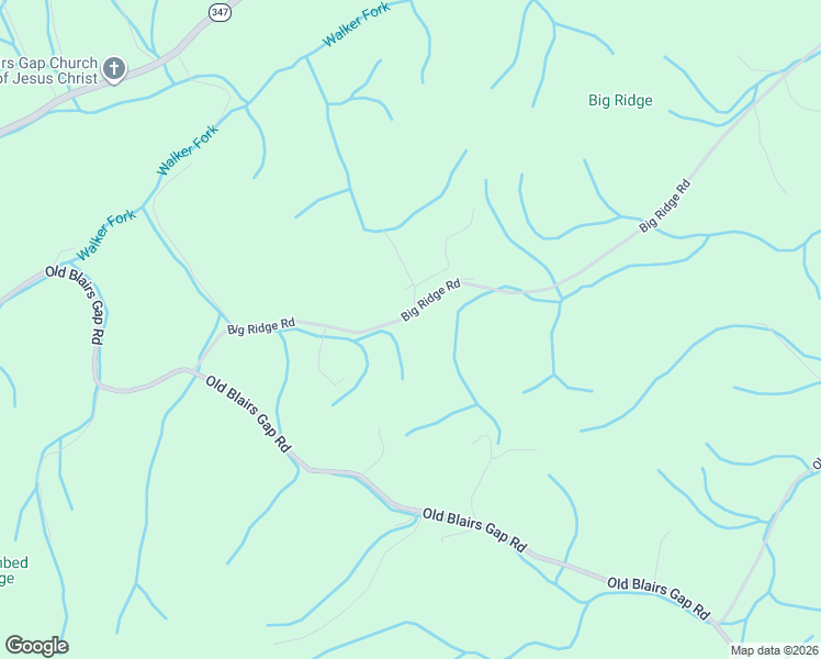 map of restaurants, bars, coffee shops, grocery stores, and more near 961 Big Ridge Road in Kingsport