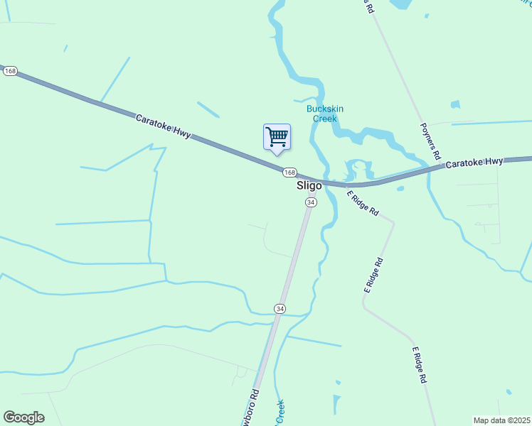 map of restaurants, bars, coffee shops, grocery stores, and more near 117 Sligo Way in Moyock