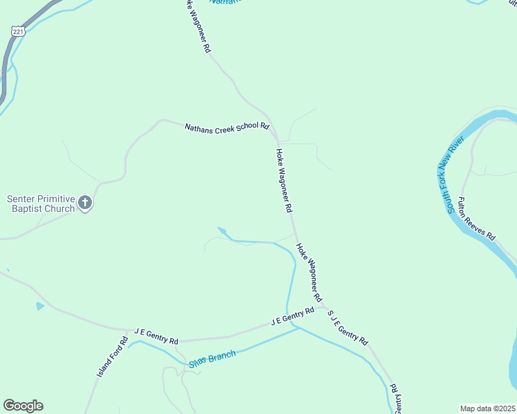 map of restaurants, bars, coffee shops, grocery stores, and more near Wagner Way in Ashe County