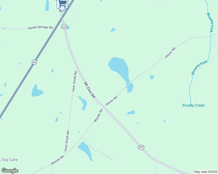 map of restaurants, bars, coffee shops, grocery stores, and more near 2800-2954 Glover Road in Springfield