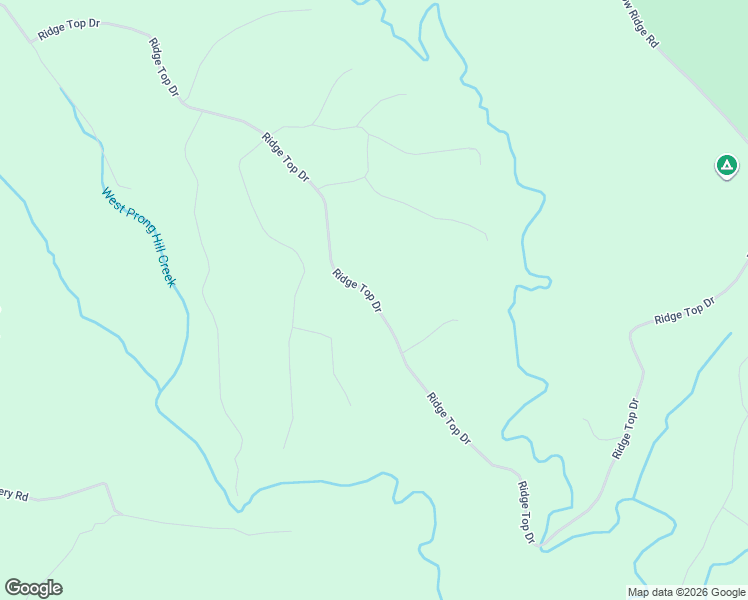 map of restaurants, bars, coffee shops, grocery stores, and more near 529 Ridgetop Drive in Jamestown