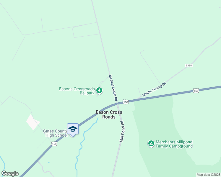 map of restaurants, bars, coffee shops, grocery stores, and more near 20 Medical Center Road in Gates