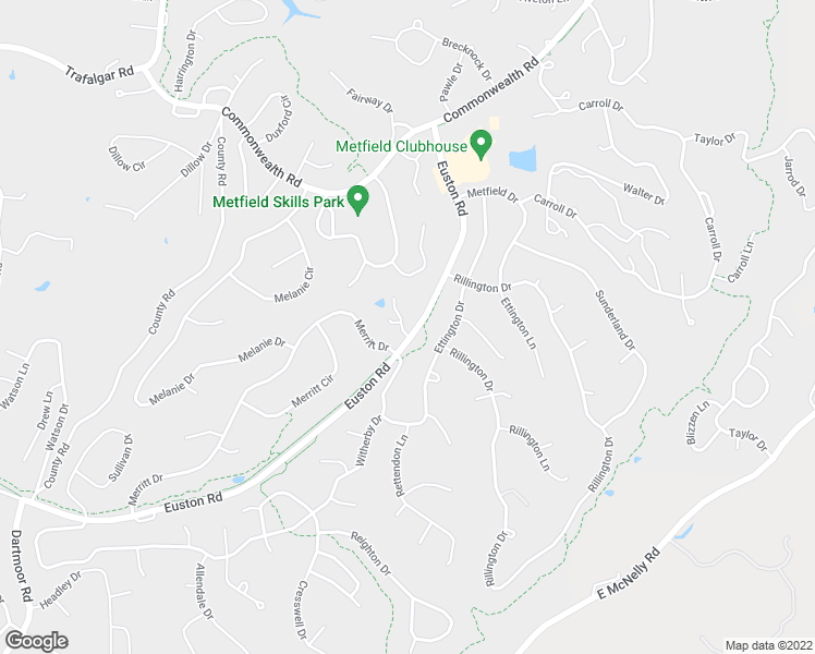 map of restaurants, bars, coffee shops, grocery stores, and more near 2 Everette Lane in Bella Vista