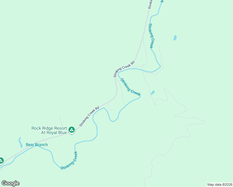 map of restaurants, bars, coffee shops, grocery stores, and more near Stinking Creek Road in Pioneer