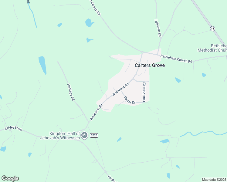 map of restaurants, bars, coffee shops, grocery stores, and more near 316 Anderson Road in Eden