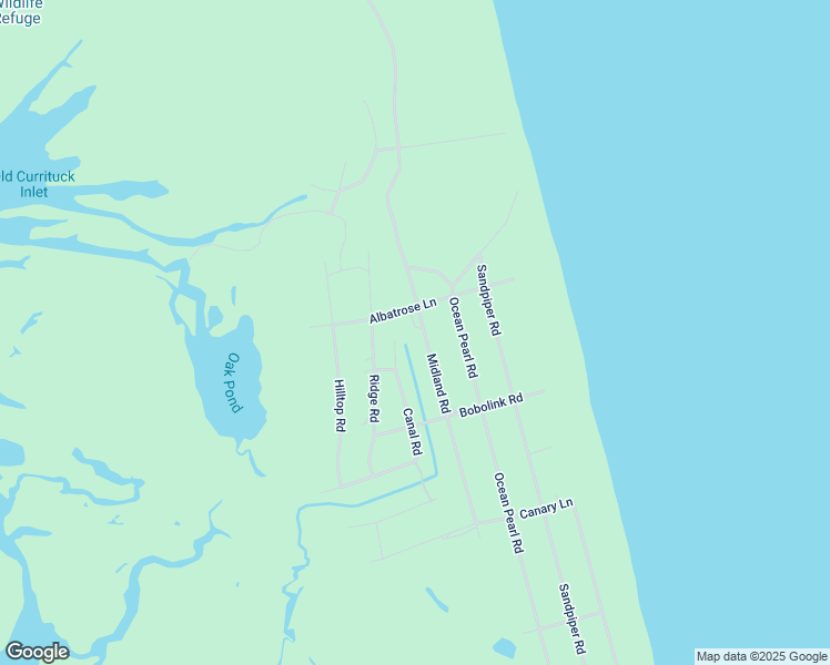 map of restaurants, bars, coffee shops, grocery stores, and more near 1692 Midland Road in Corolla