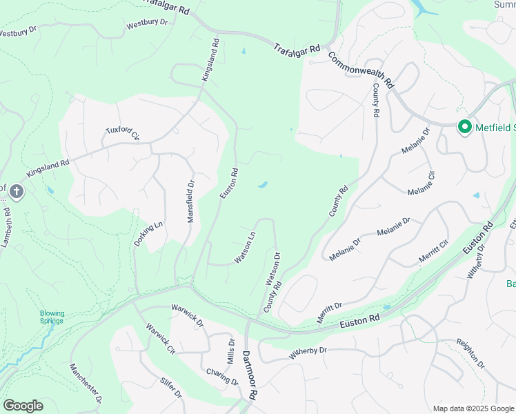 map of restaurants, bars, coffee shops, grocery stores, and more near 44 Watson Drive in Bella Vista