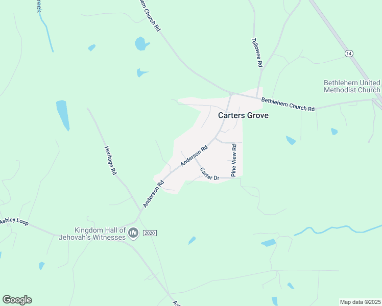 map of restaurants, bars, coffee shops, grocery stores, and more near 285 Anderson Road in Eden