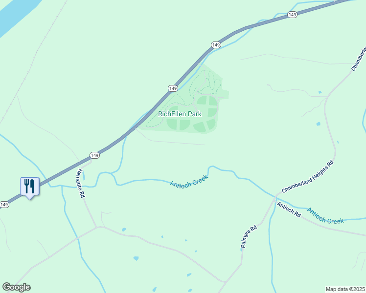 map of restaurants, bars, coffee shops, grocery stores, and more near 1260 Rich Ellen Drive in Clarksville