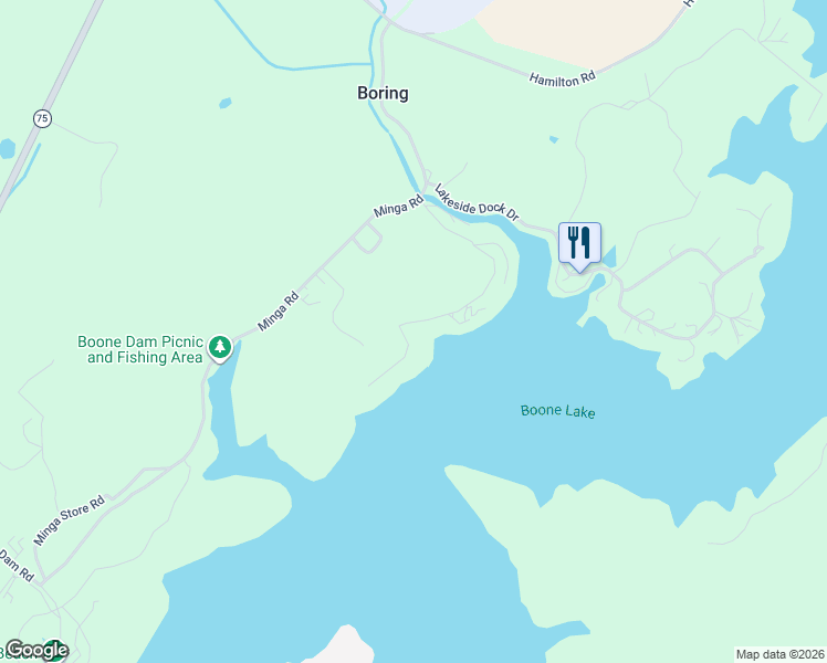 map of restaurants, bars, coffee shops, grocery stores, and more near 517 Gammon Road in Kingsport