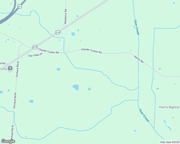 map of restaurants, bars, coffee shops, grocery stores, and more near 5809 Harris Road in Union City