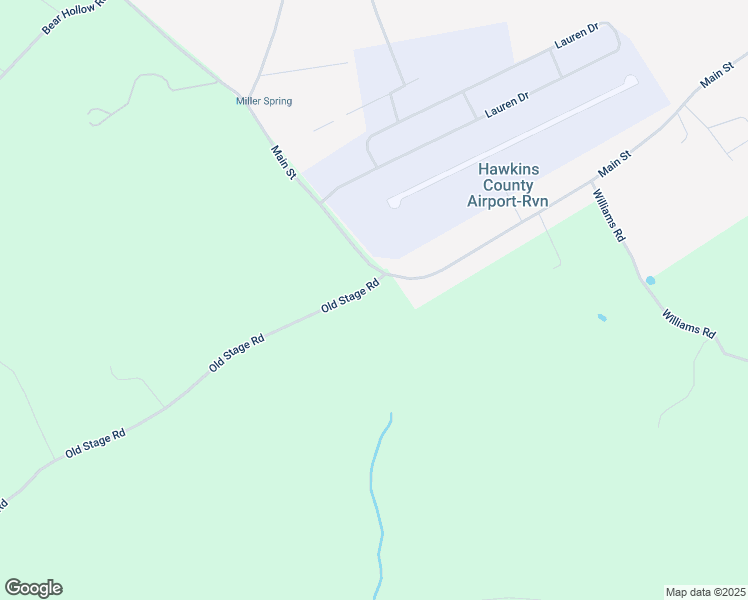 map of restaurants, bars, coffee shops, grocery stores, and more near 111 Old Stage Road in Rogersville