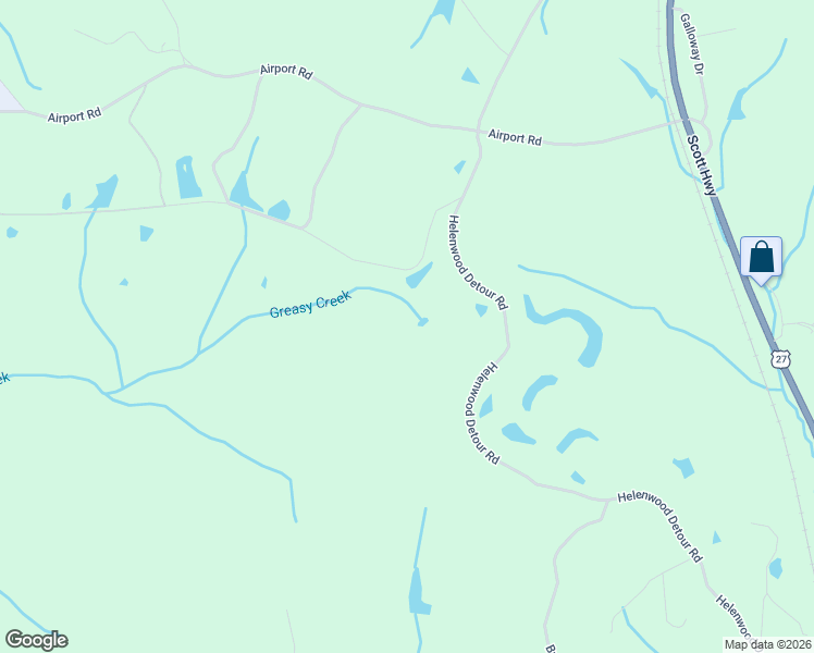 map of restaurants, bars, coffee shops, grocery stores, and more near 2063 Helenwood Detour Road in Helenwood