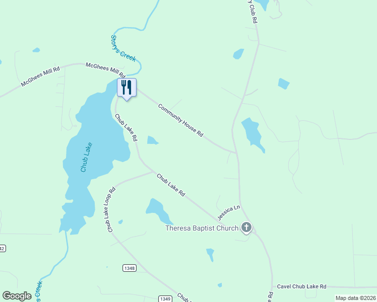 map of restaurants, bars, coffee shops, grocery stores, and more near 187 Community House Road in Roxboro