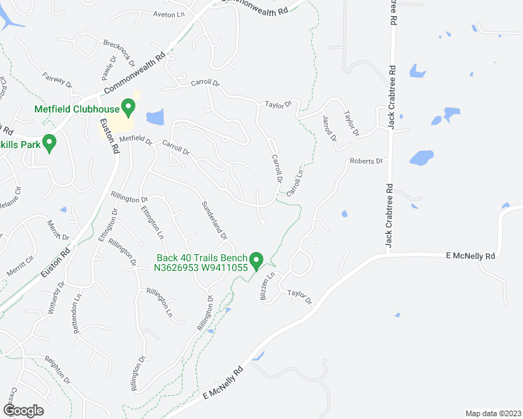 map of restaurants, bars, coffee shops, grocery stores, and more near 1 Canova Lane in Bella Vista