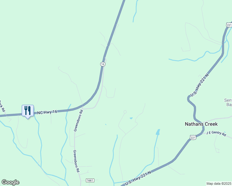 map of restaurants, bars, coffee shops, grocery stores, and more near 343 Bill Walton Drive in Crumpler