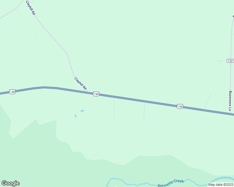 map of restaurants, bars, coffee shops, grocery stores, and more near 420 U.S Highway 158 West in Gates County