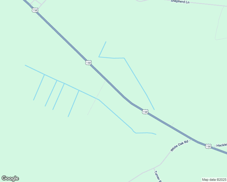 map of restaurants, bars, coffee shops, grocery stores, and more near 1278-1 U.S. 158 in Eure