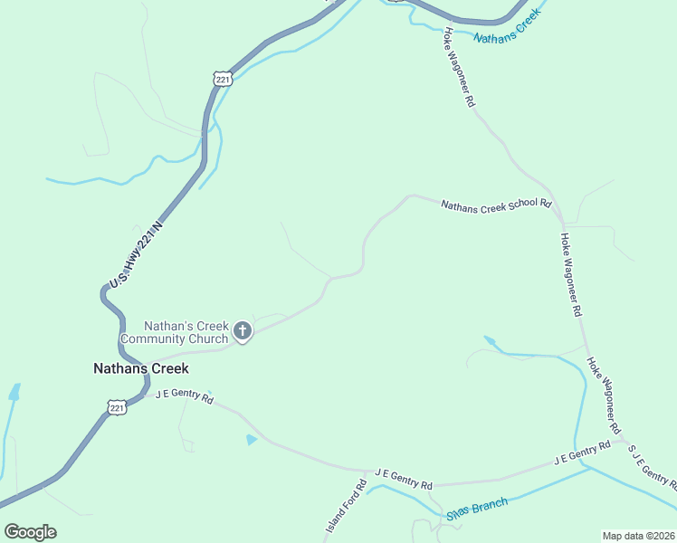 map of restaurants, bars, coffee shops, grocery stores, and more near 749 Nathans Creek School Road in Crumpler