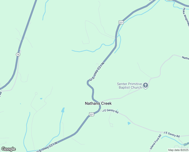 map of restaurants, bars, coffee shops, grocery stores, and more near U.S. 221 North Highway in Crumpler