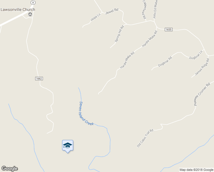 map of restaurants, bars, coffee shops, grocery stores, and more near 1324 Hardie Mabe Road in Danbury