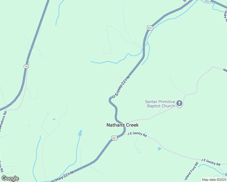 map of restaurants, bars, coffee shops, grocery stores, and more near U.S. 221 North Highway in Crumpler