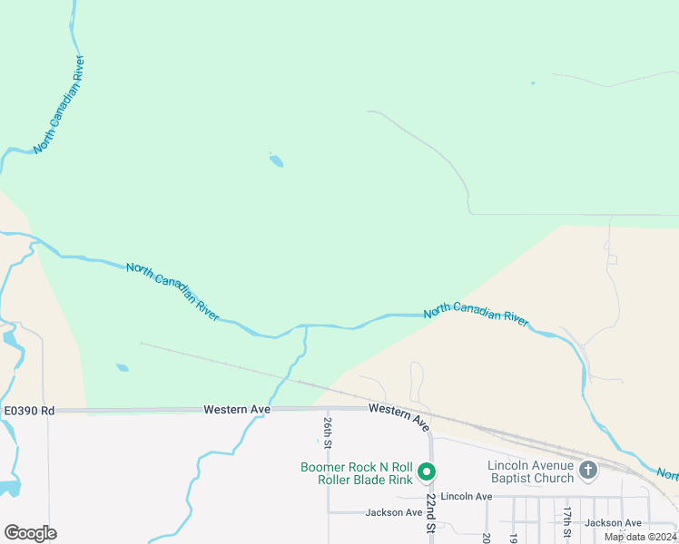 map of restaurants, bars, coffee shops, grocery stores, and more near in Woodward