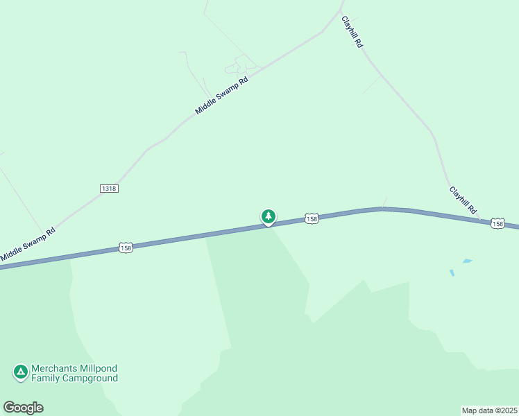 map of restaurants, bars, coffee shops, grocery stores, and more near 5 U.S Highway 158 West in Gates