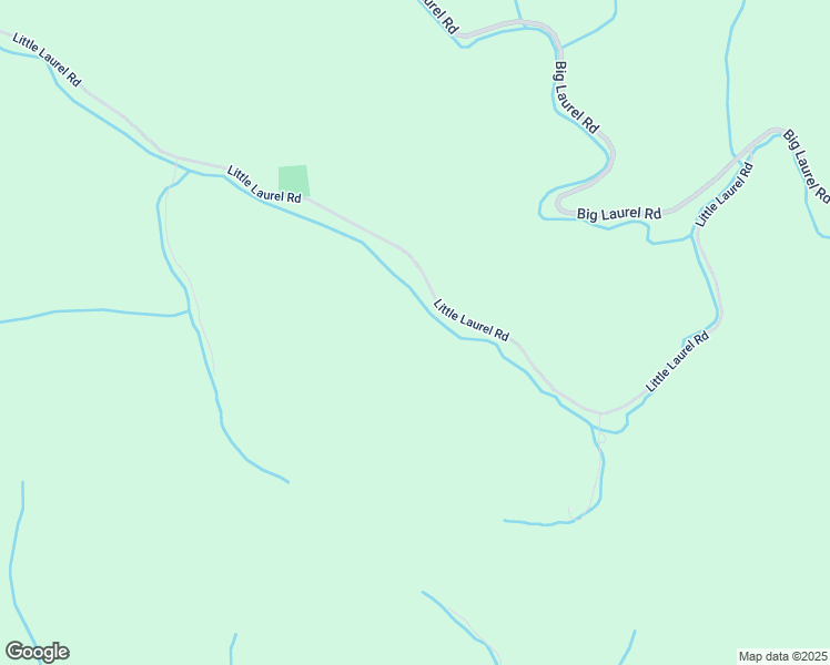 map of restaurants, bars, coffee shops, grocery stores, and more near 1268 Little Laurel Road in Creston